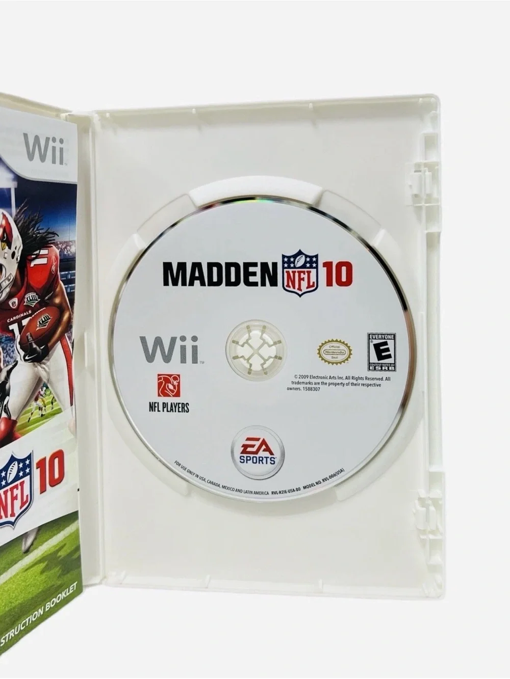 Madden NFL 10 - Nintendo Wii CIB Instruction Booklet Game Disk Working